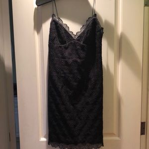 Milly black lace dress